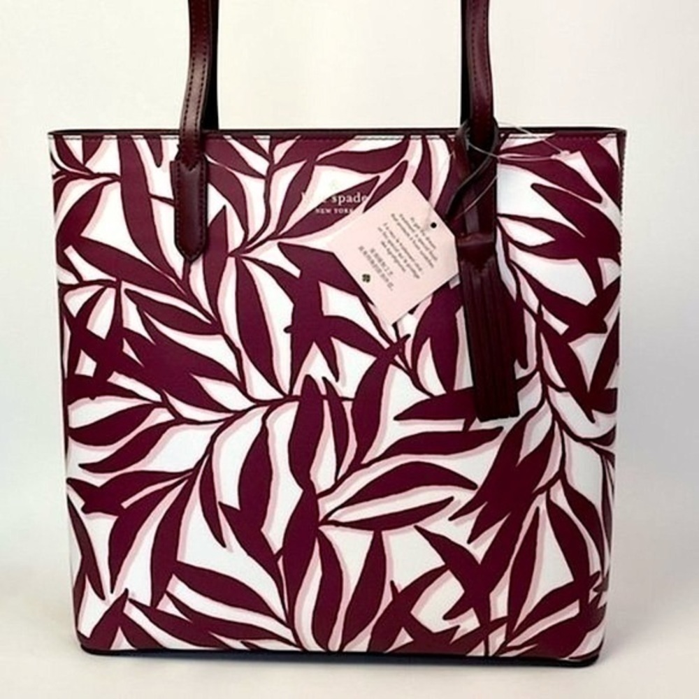 KATE SPADE Handbag Jana Carryall Tote Bag Foliage Multi